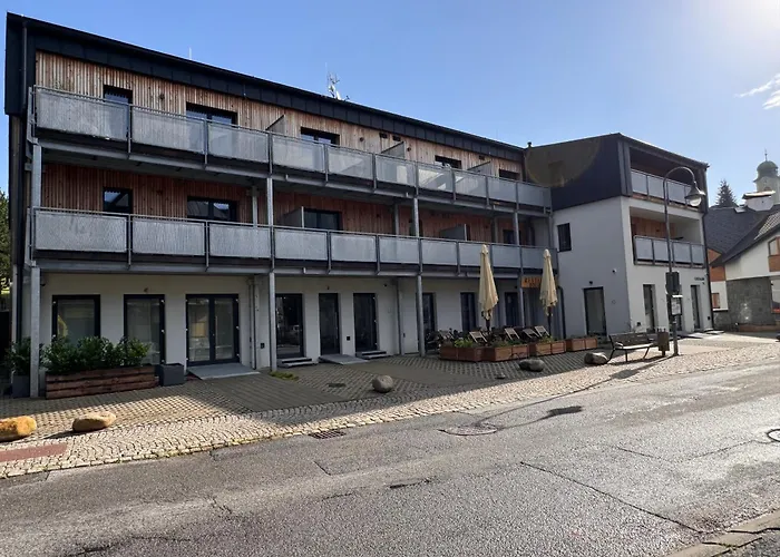Luxusni Apartman Grand V Centru Harrachova Se Soukromou Mega Terasou, S Privatnim Parkovanim Zdarma, S Moznosti Dobijeni Wallbox Ev A Vyhledem Na Harrachovsky Kostelicek
